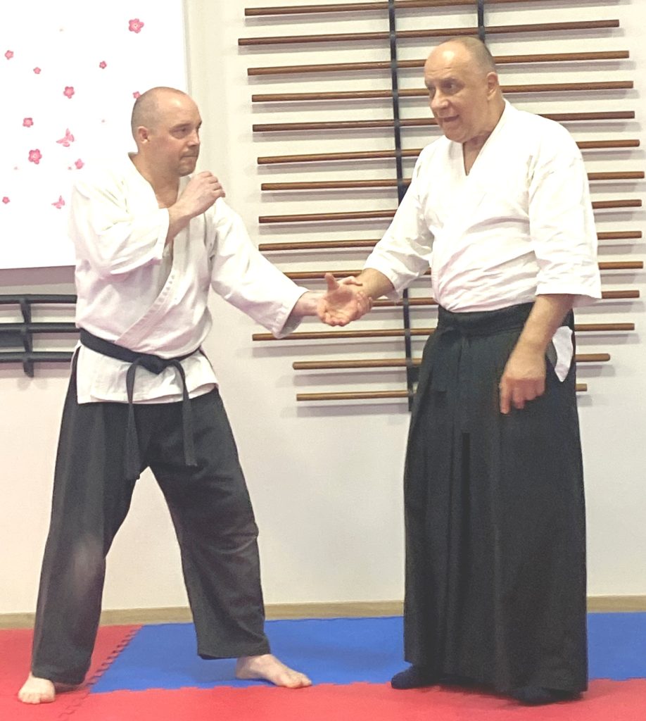 Sensei Mihalicska István és Shihan Márton Imre
